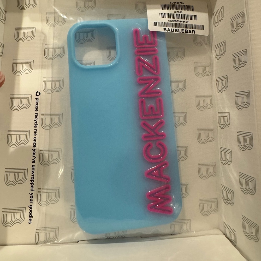 Bauble Bar iPhone 15 case